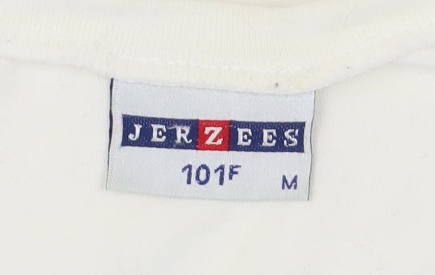 Jerzees Ivory Charity T-Shirt for Women, Size M