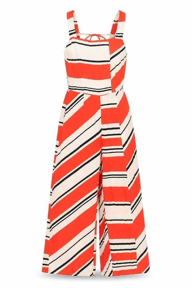 Front view of River Island Women's Multicoloured Jumpsuit, size 8