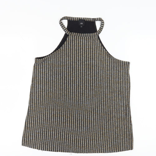 River Island Multicoloured Striped Halter Tank