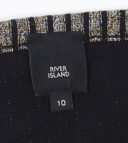 River Island Multicoloured Striped Halter Tank