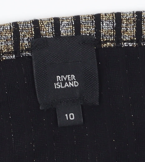 River Island Multicoloured Striped Halter Tank