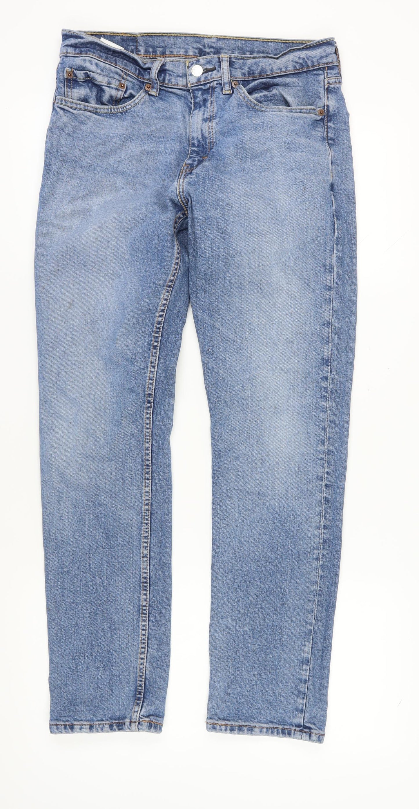 Levi Strauss Men's Blue Straight Jeans Size 34 Reg