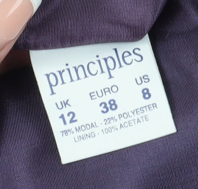 Principles Women's Purple Pencil Skirt, Size 12