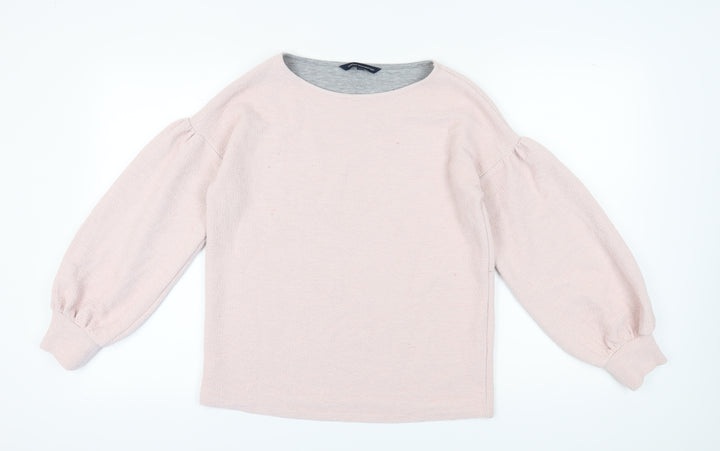French Connection Women's Pink XS Balloon Sleeve Blouse