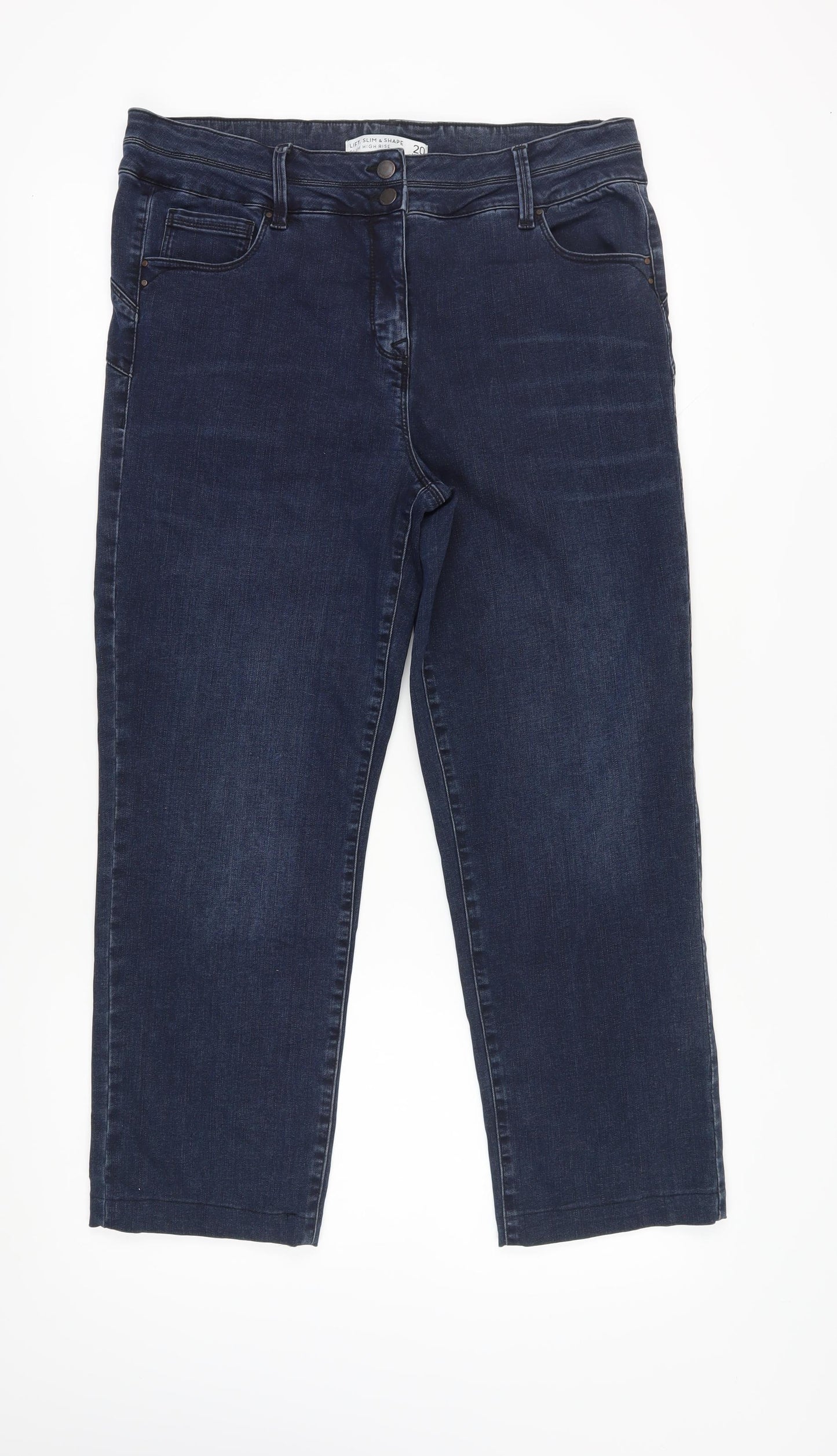 Next Women's Blue Skinny Jeans Size 20 High Rise