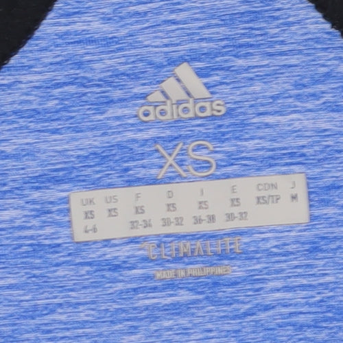 Adidas Women's Blue XS Racerback Tank Top