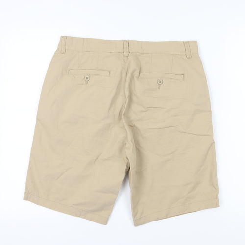 Lefties Men's Beige Chino Shorts XL Cotton Casual
