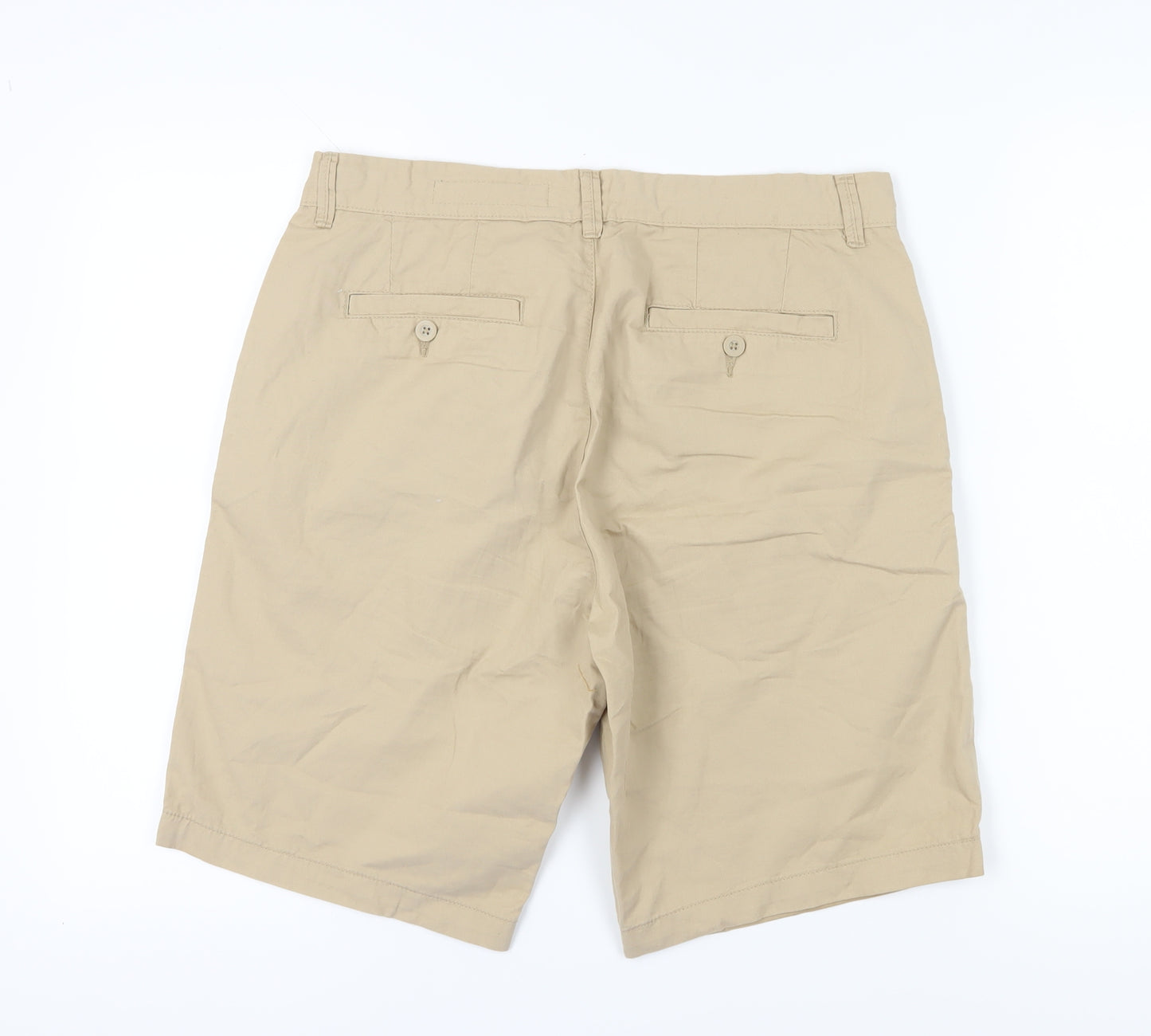 Lefties Men's Beige Chino Shorts XL Cotton Casual