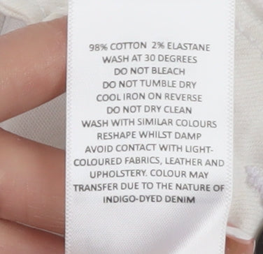 MAN White Men's Regular Fit Chino Shorts - Size 32