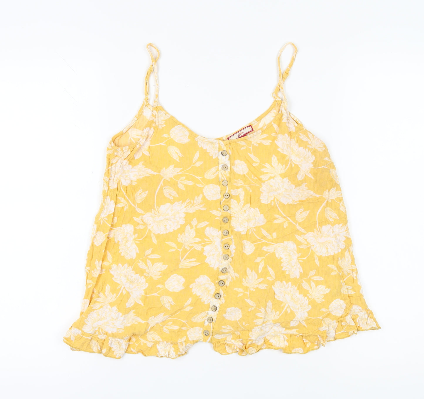 Joe Browns Women's Yellow Floral Camisole Tank Top Size 12