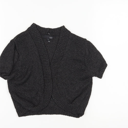 Next Women's Black V-Neck Cardigan Size 14