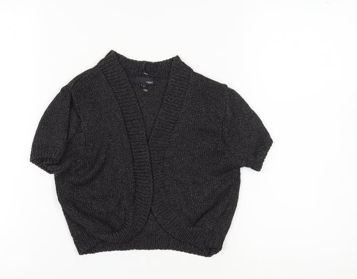 Next Women's Black V-Neck Cardigan Size 14