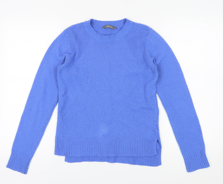 Oasis Women's Blue Pullover Jumper, Size S