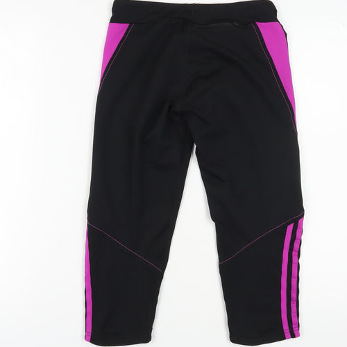 Adidas Women's Black Capri Running Trousers S