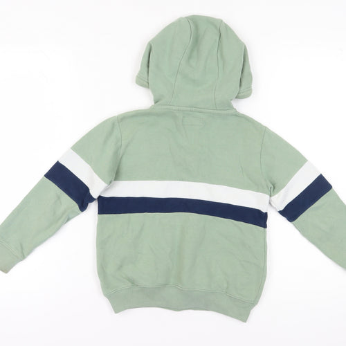 Next Boys Green Pullover Hoodie with Logo, 7 Years