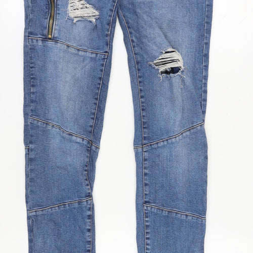Cross Hatch Men's Blue Straight Jeans 30W 34L