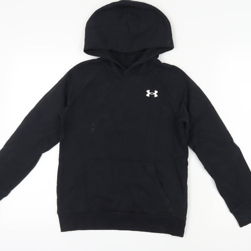 Under Armour Boys Black Pullover Hoodie M