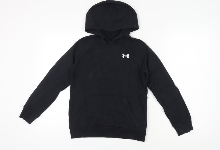 Under Armour Boys Black Pullover Hoodie M