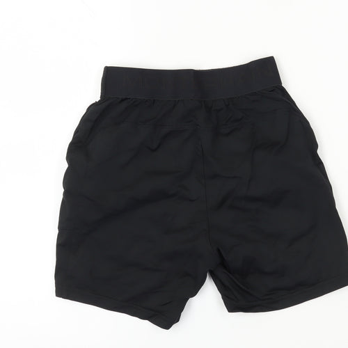 Monterrain Boys Black Athletic Shorts 8-9 Yrs Lightweight
