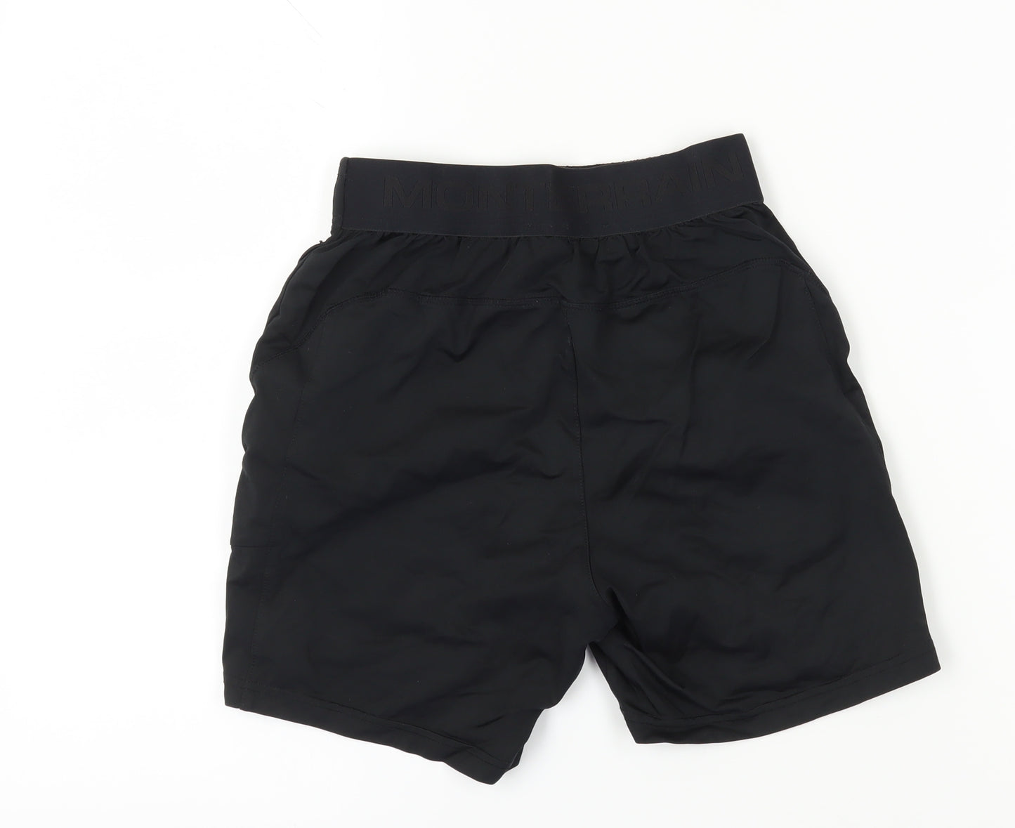 Monterrain Boys Black Athletic Shorts 8-9 Yrs Lightweight