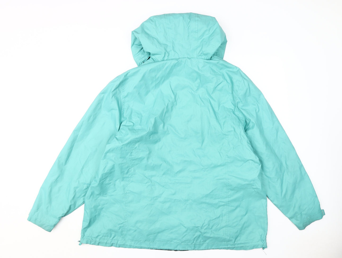 Maine New England Women's Green Rain Coat Jacket Size 22