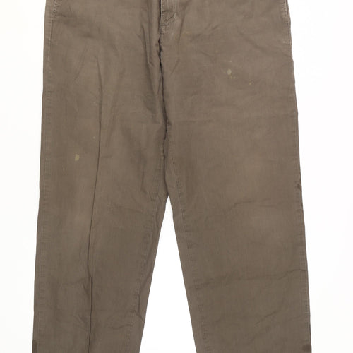 Timberland Men's Brown Chino Trousers, Size 40, Casual Wear