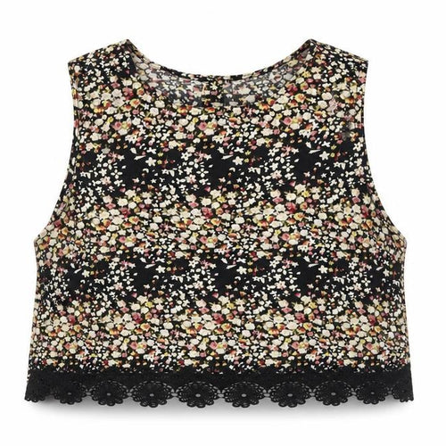 Brave Soul Women's Floral Sleeveless Blouse, S
