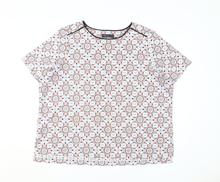 Marks and Spencer Women's Geometric T-Shirt Size 22