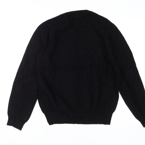 Polo Ralph Lauren Men's Black Wool Pullover Jumper L