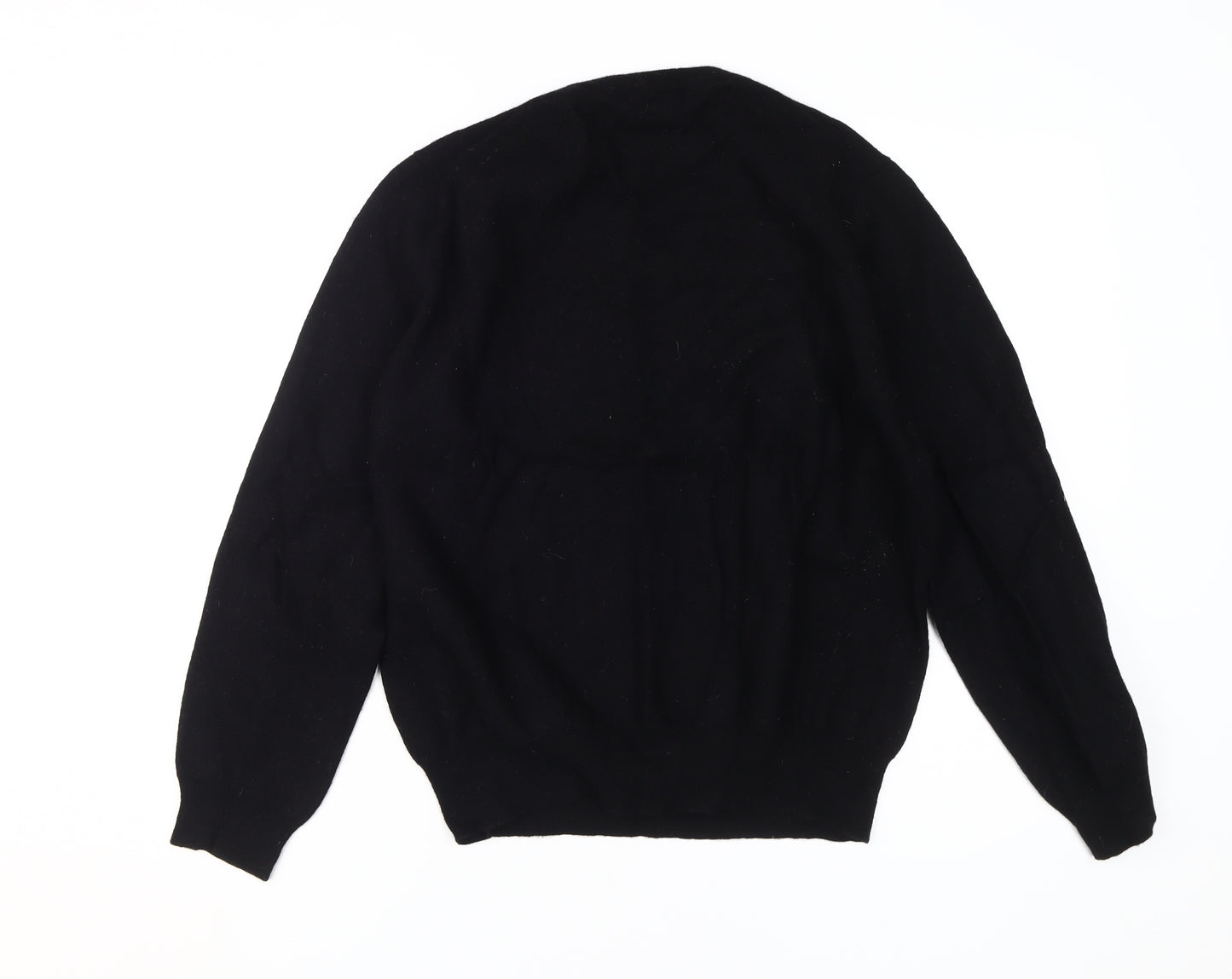 Polo Ralph Lauren Men's Black Wool Pullover Jumper L