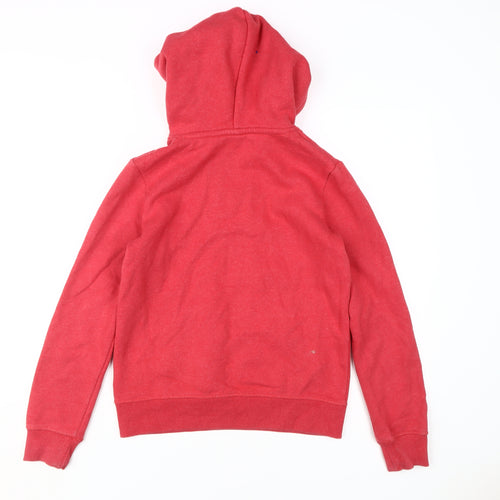 Superdry Women's Red Pullover Hoodie Size 8