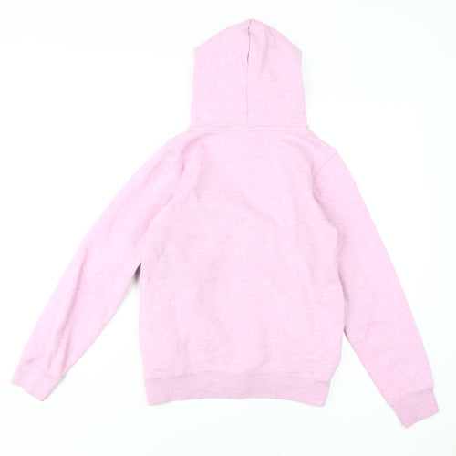 Animal Girls Pink Pullover Hoodie, 13-14 Years, Cosmic Theme
