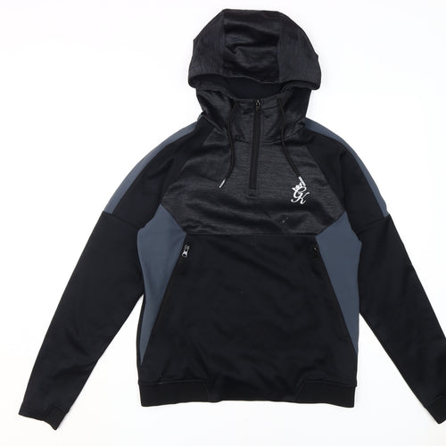 Gym King Men's Black Hoodie, Size M, Pullover Style