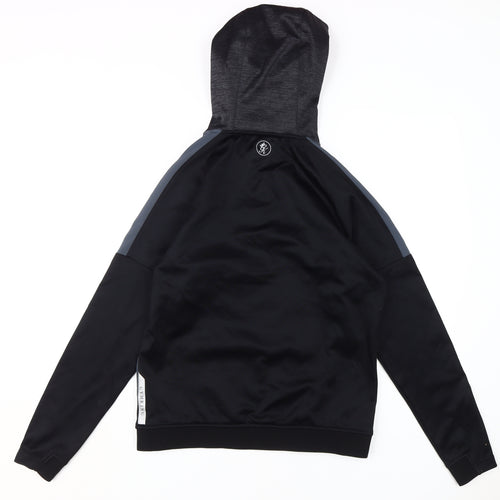 Gym King Men's Black Hoodie, Size M, Pullover Style