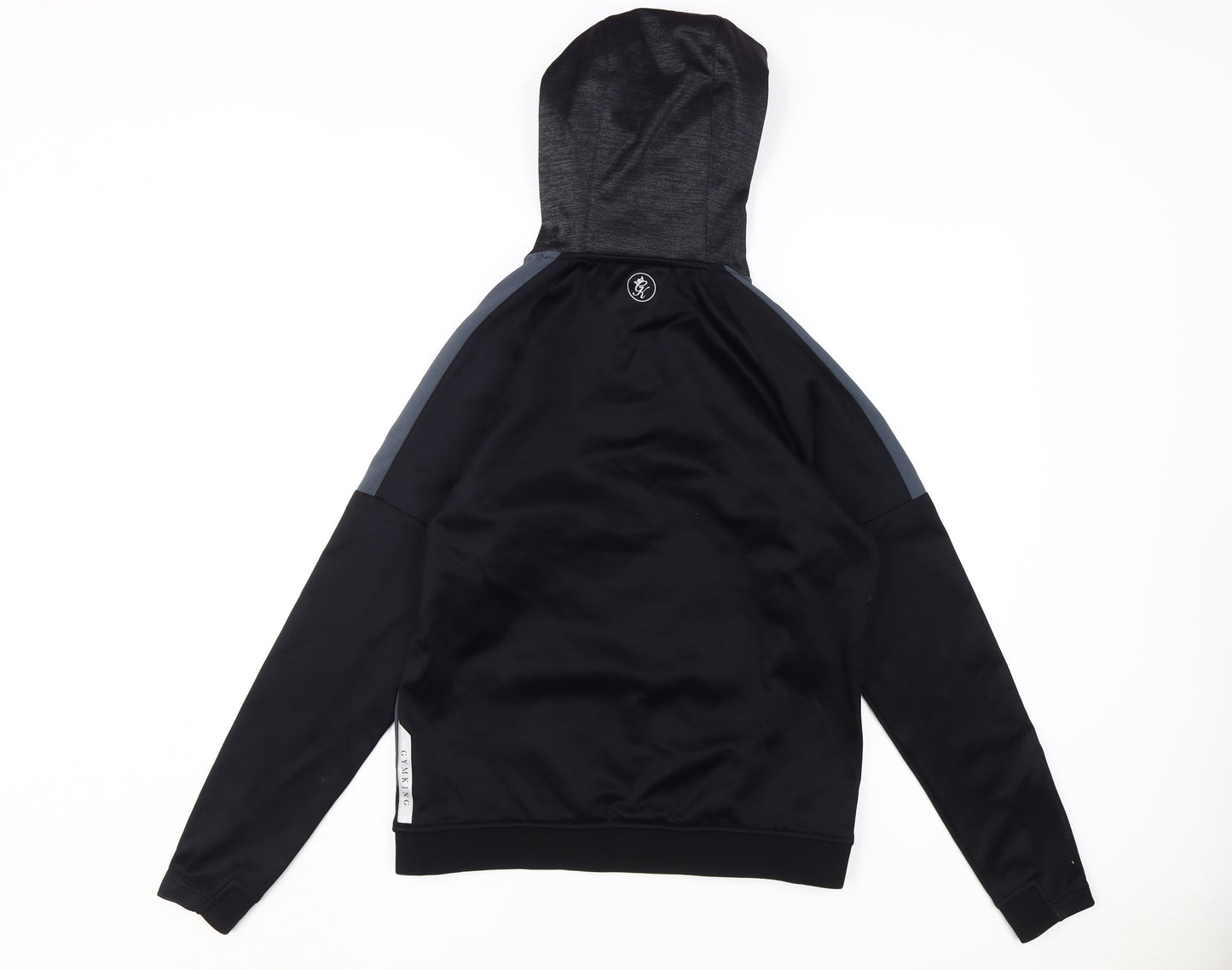 Gym King Men's Black Hoodie, Size M, Pullover Style