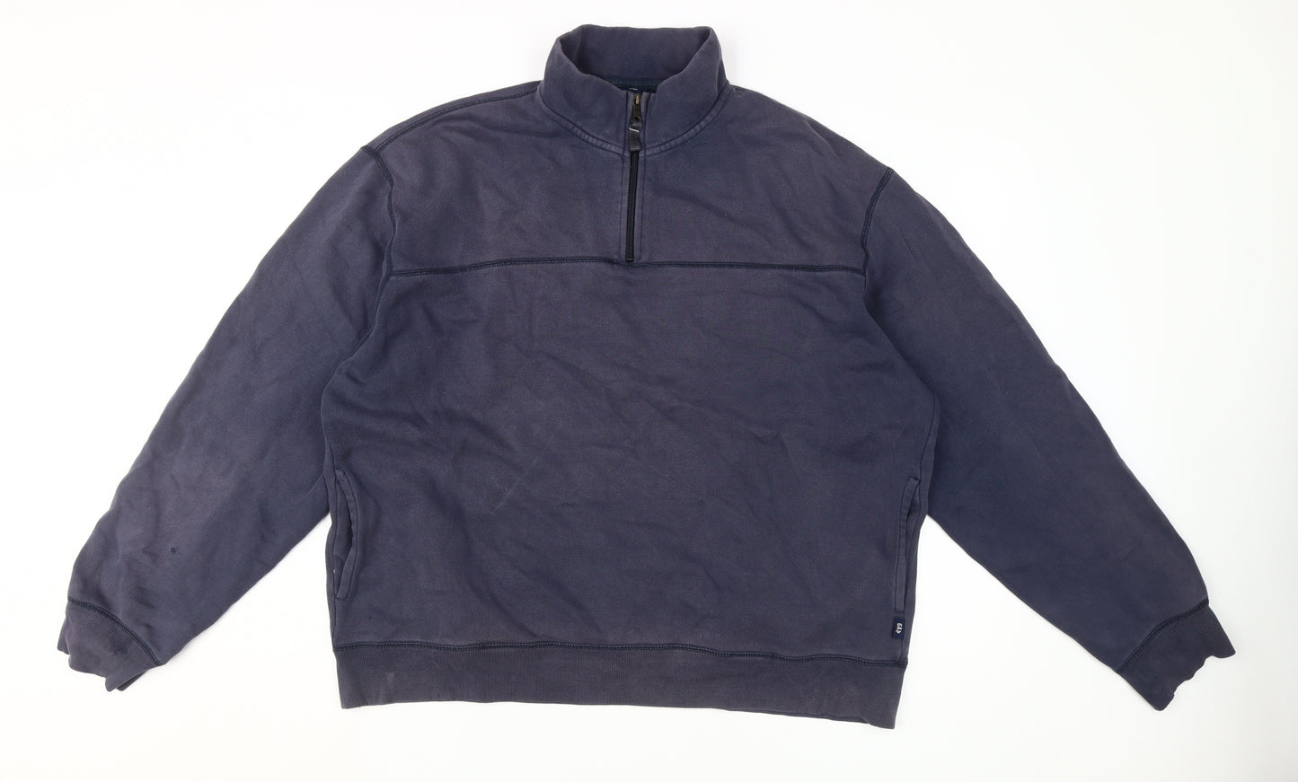 GAP Men's Blue XL 1/4 Zip Sweatshirt