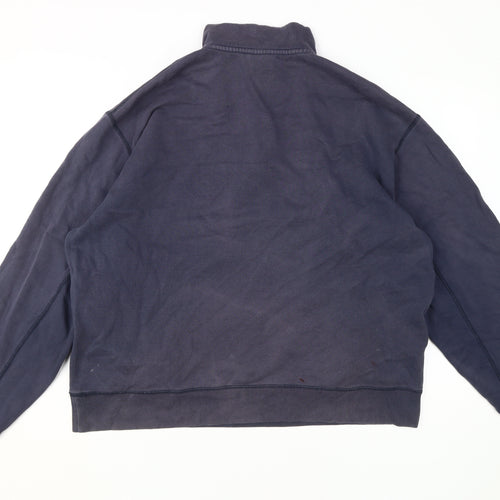 GAP Men's Blue XL 1/4 Zip Sweatshirt