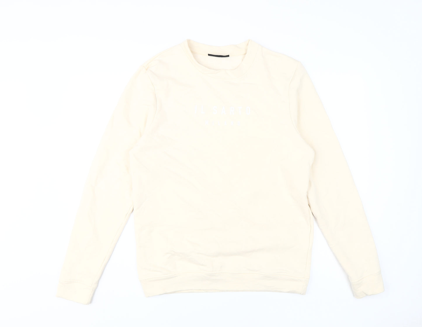 Il Sarto Beige Pullover Sweatshirt M Unisex