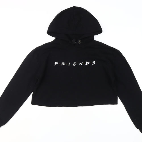 Friends Black Pullover Hoodie - Unisex Kids 14-15 Years