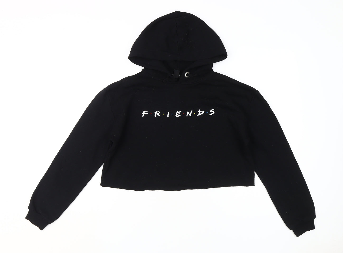 Friends Black Pullover Hoodie - Unisex Kids 14-15 Years