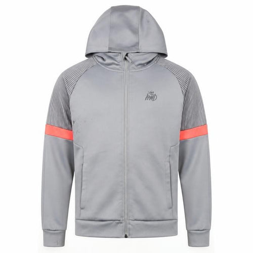 Kings Will Dream Boys Grey Full Zip Hoodie - 12-13 Years