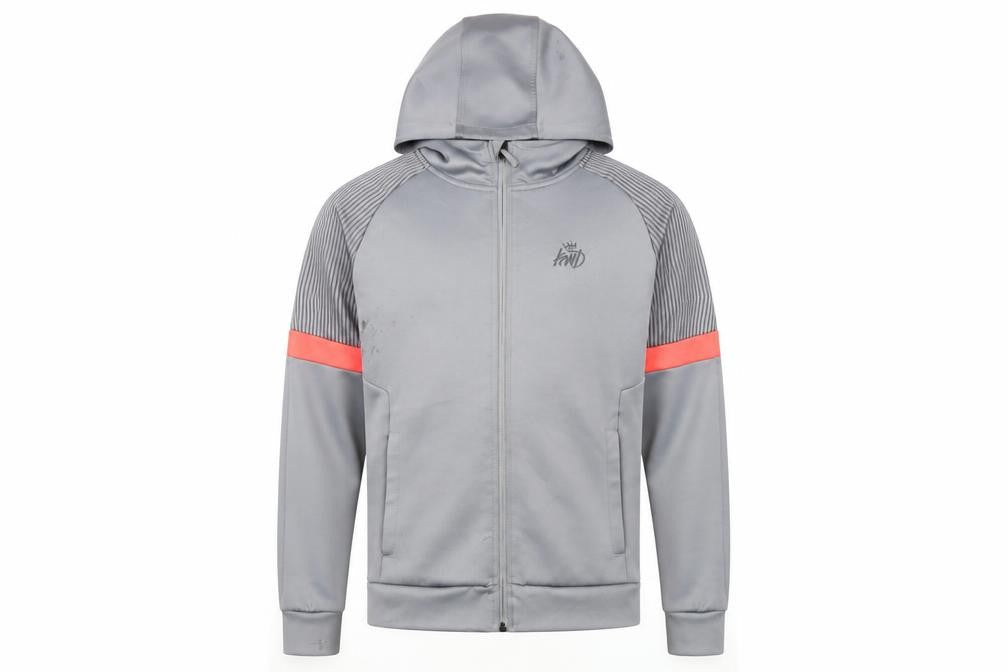 Kings Will Dream Boys Grey Full Zip Hoodie - 12-13 Years