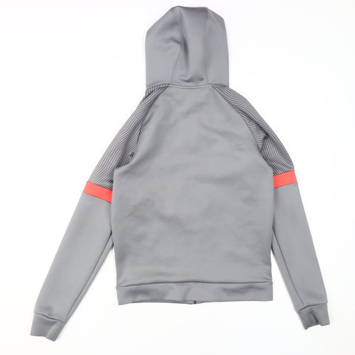 Kings Will Dream Boys Grey Full Zip Hoodie - 12-13 Years