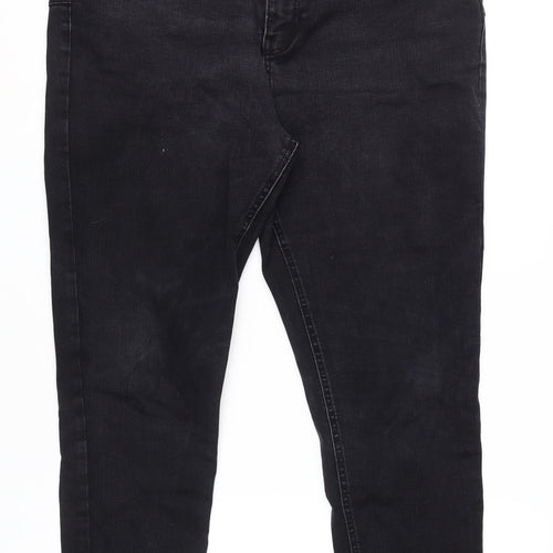 New Look Women's Black Skinny Jeans, Size XL, Dark Wash