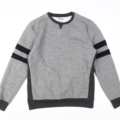 Paul Galvin Men's Grey Large Pullover Sweatshirt