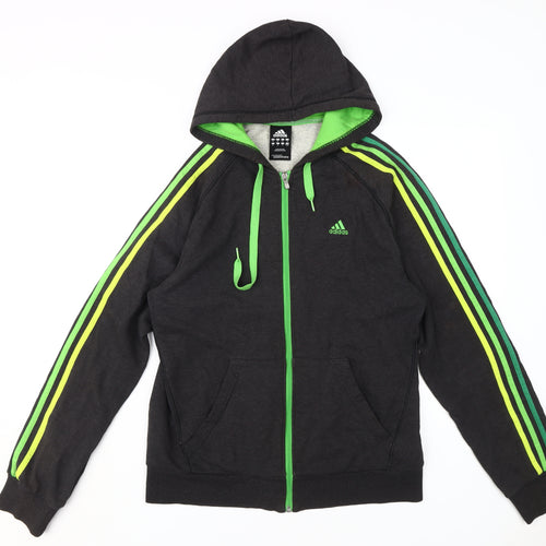 Adidas Men's Black Full Zip Hoodie M