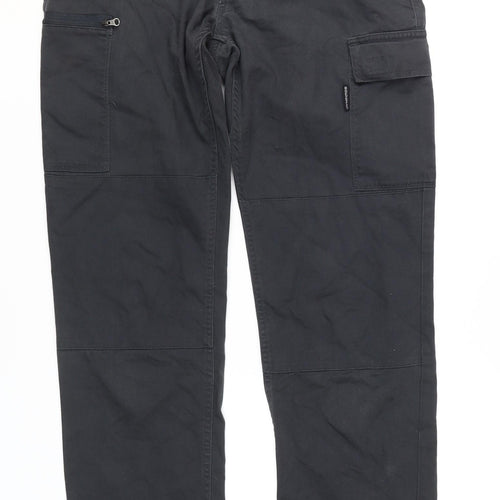 Decathlon Men's Black Cargo Trousers M