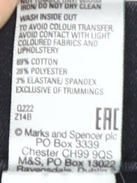 M&S Women's Black Slim Jegging Jeans Size 12