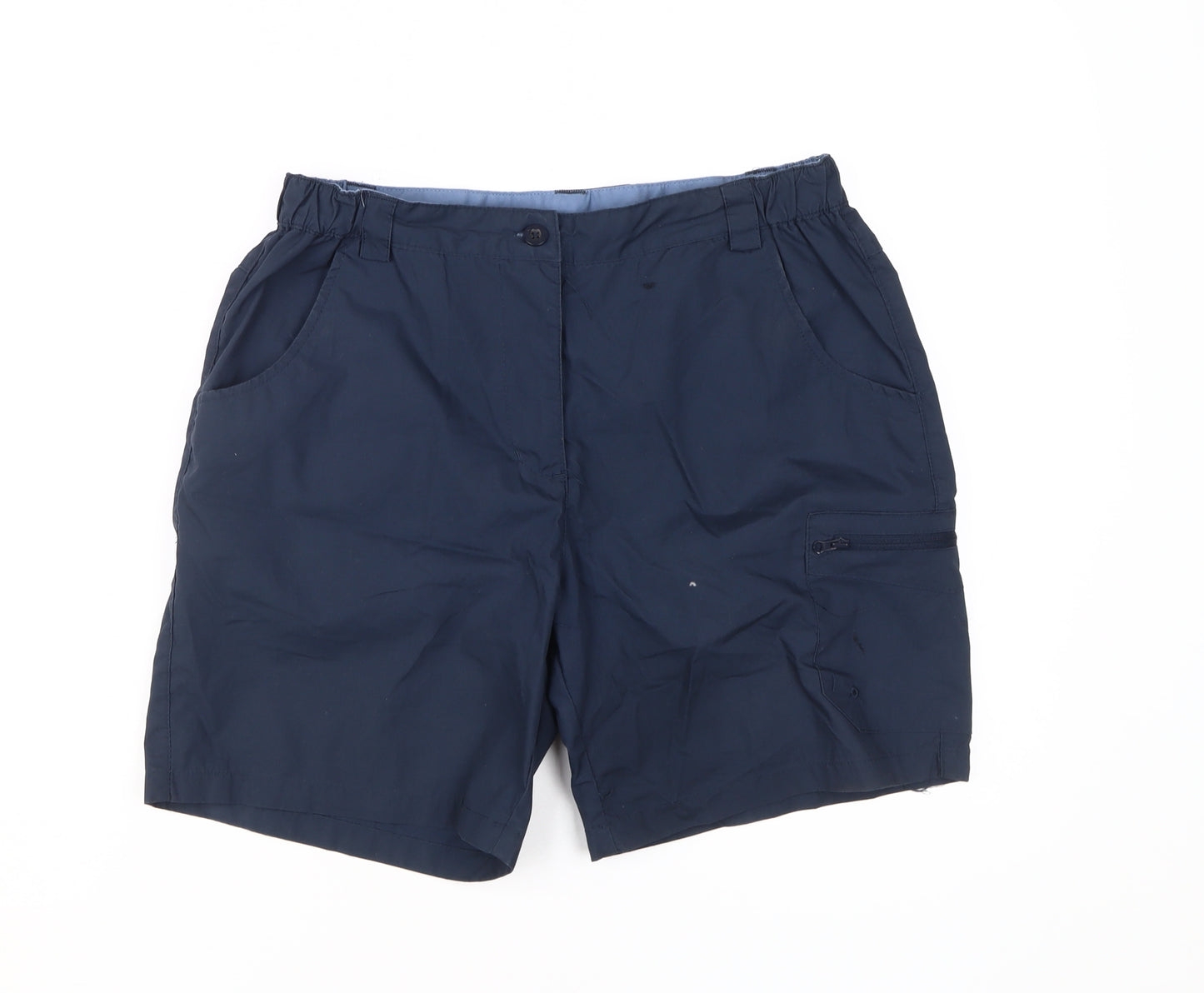 Mountain Warehouse Women's Blue Utility Shorts, Size 10