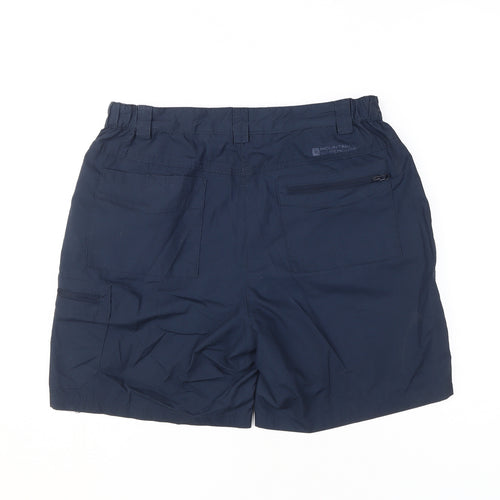 Mountain Warehouse Women's Blue Utility Shorts, Size 10